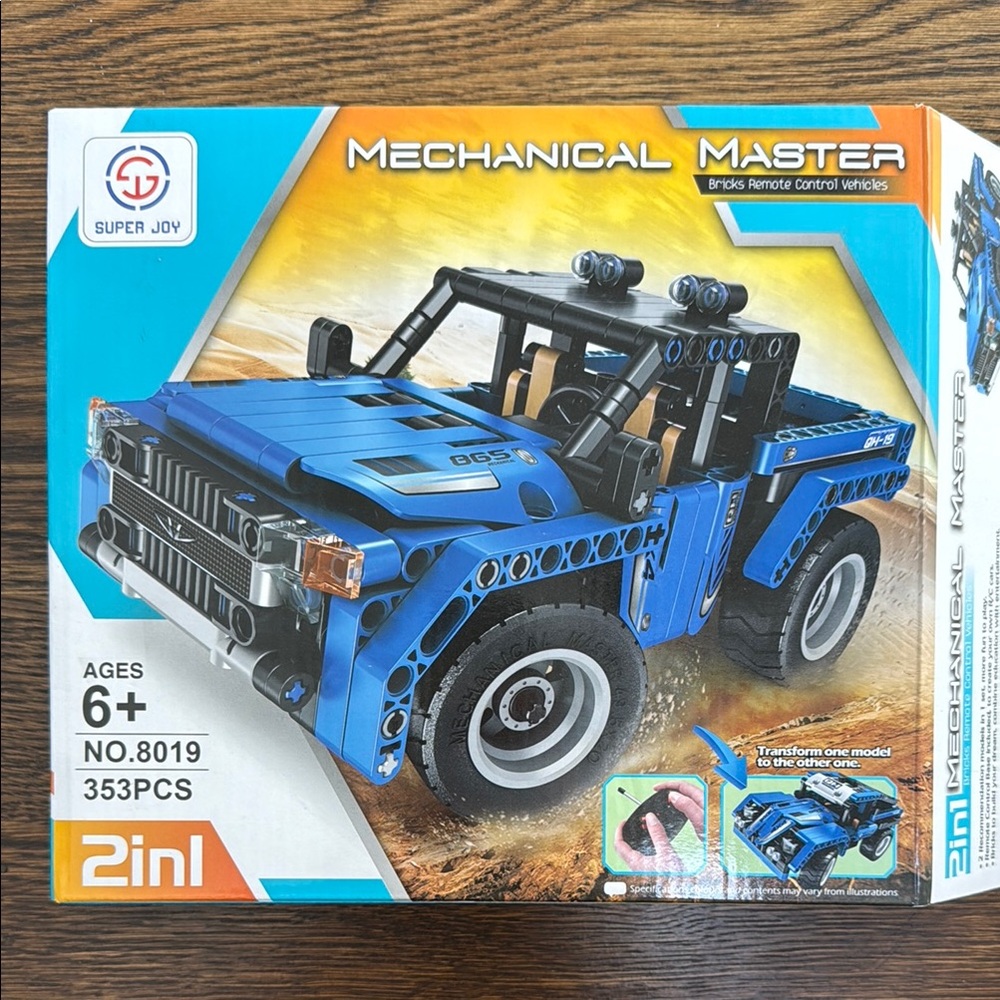 Blue Mechanical Master 2-in-1 Building Kit